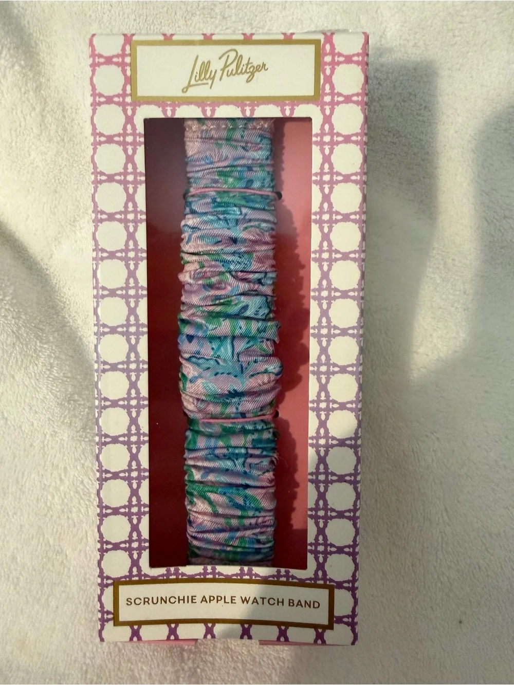 Lilly Pulitzer Scrunchie Apple Watch Band